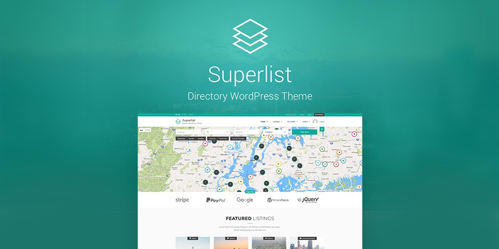 Tema WordPress do Diretório Superlist