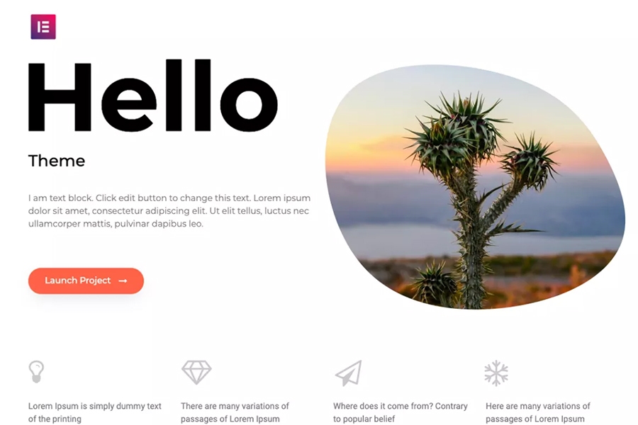 Olá Tema WordPress Grátis