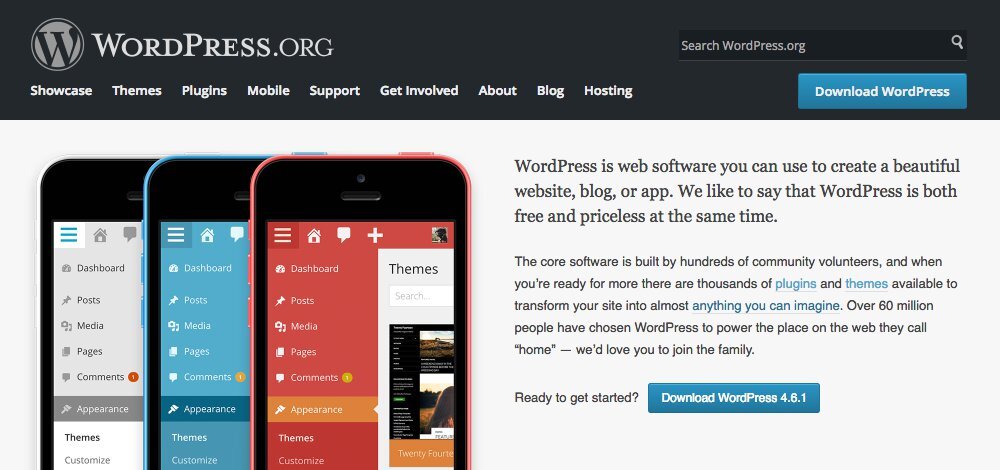 WordPress.org, WordPress auto-hospedado