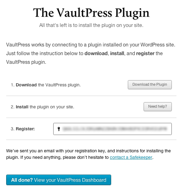plug-in vaultpress