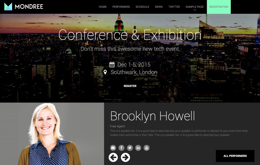 Tema WordPress Mondree