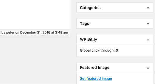 Estatísticas do Bitly para estatísticas do WordPress