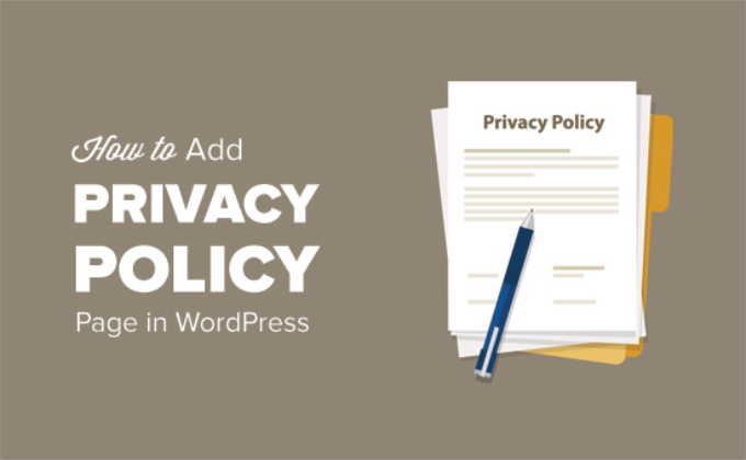 Como adicionar política de privacidade ao WordPress