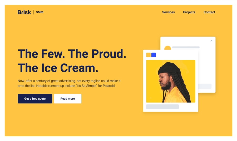 Tema WordPress Profissional Brisk