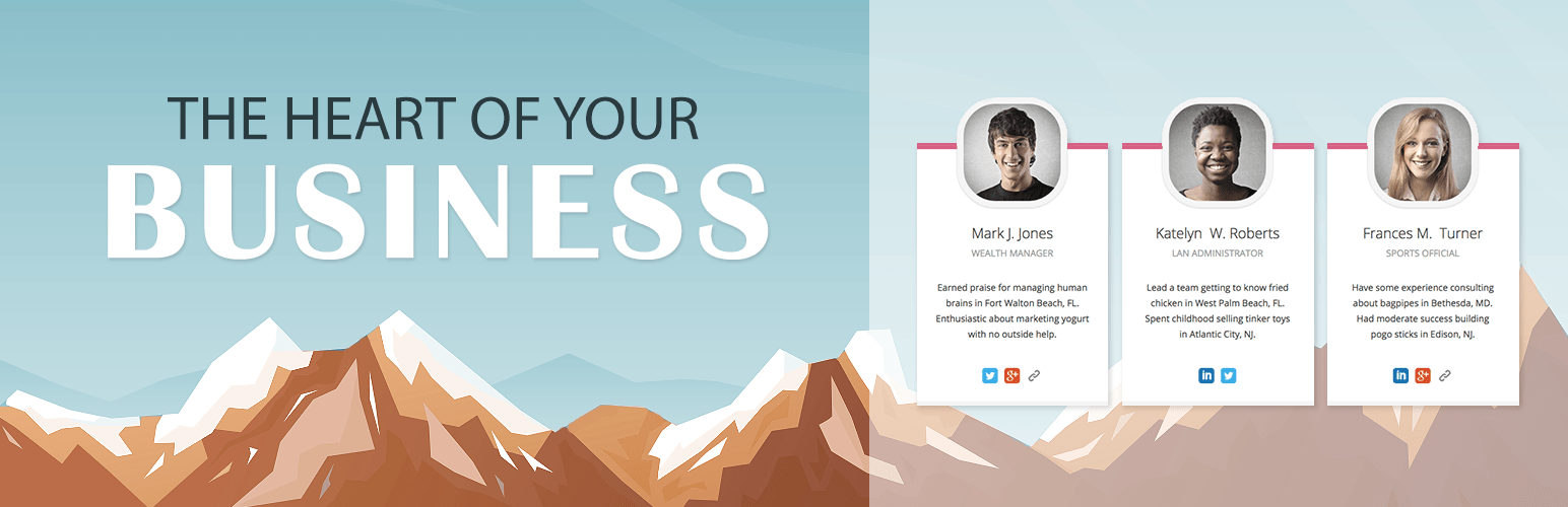 Plugin WordPress grátis para membros da equipe