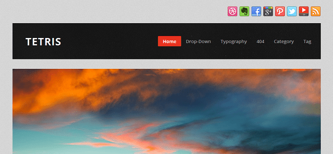 Tema WordPress Tetris