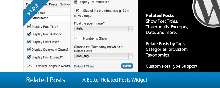 Melhores Posts Relacionados Widget Premium WordPress Plugin