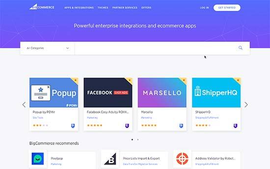 Aplicativos BigCommerce