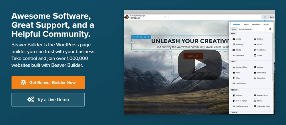 Beaver Builder para WordPress
