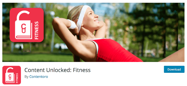 Fitness desbloqueado de conteúdo