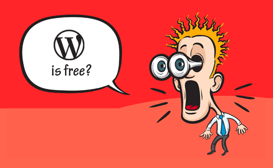 WordPress é gratuito