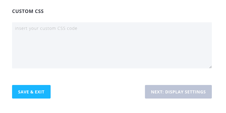 Bloom: CSS personalizado