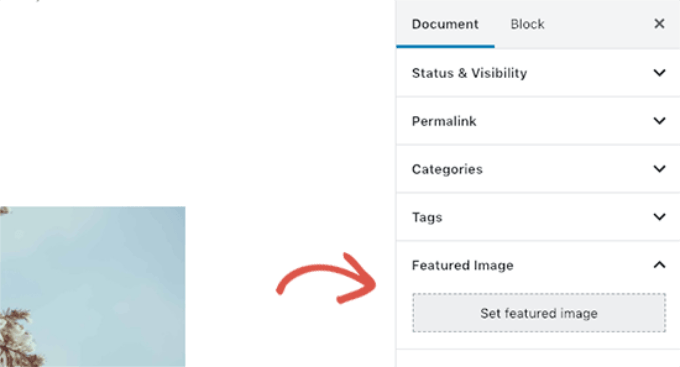 Adicionando uma imagem em destaque na postagem do blog
