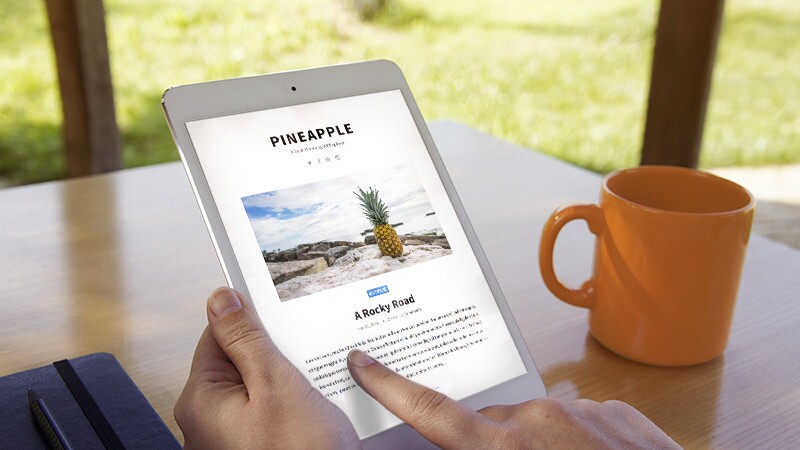 Tema WordPress grátis Abacaxi