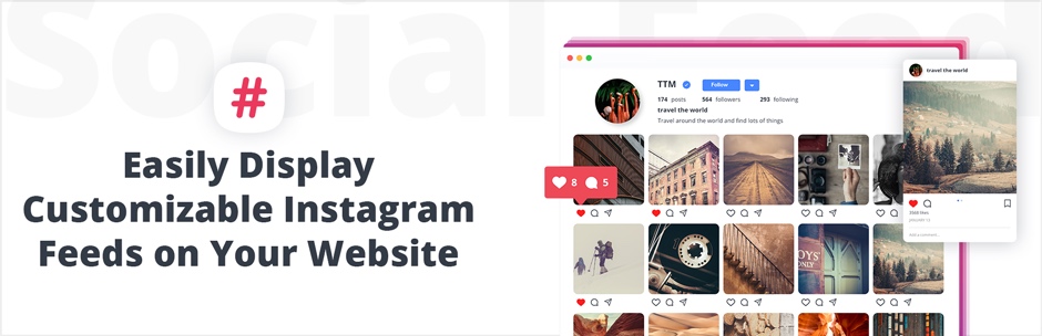 10Feed de Fotos Sociais na Web