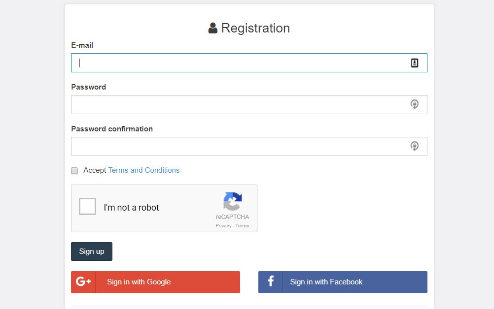 Registro Coingate