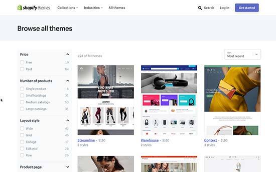 Temas da Shopify