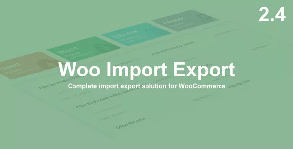 Plugin Woo Import Export