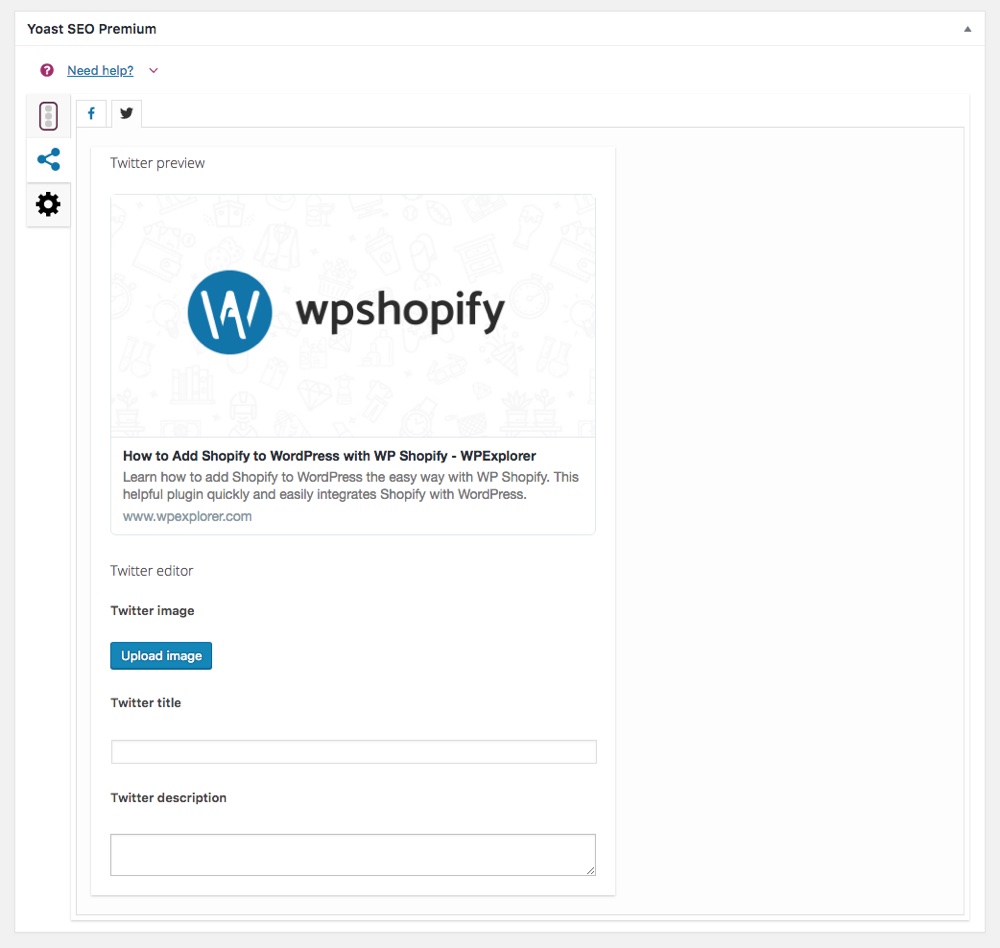 Yoast SEO Custom Facebook & Twitter Meta Tags