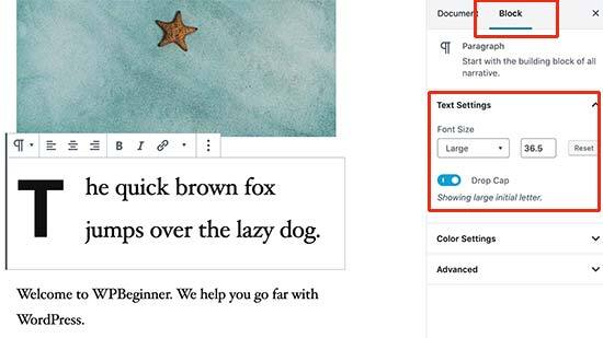 Alterar o tamanho da fonte no editor de conteúdo do WordPress