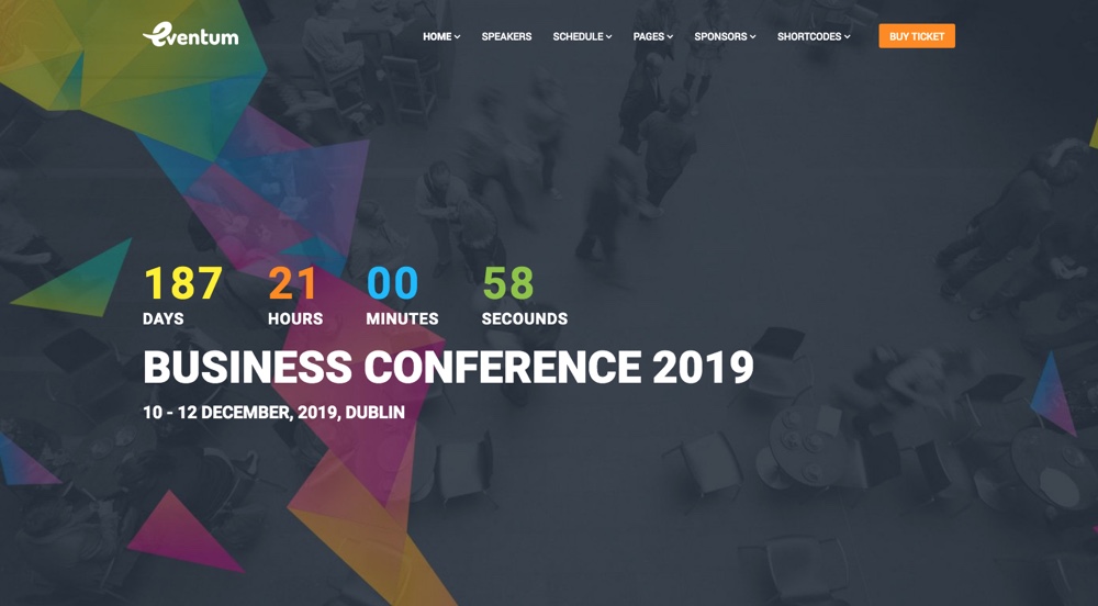 Tema WordPress Eventum