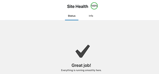 Obtendo uma pontuação perfeita na saúde do site WordPress