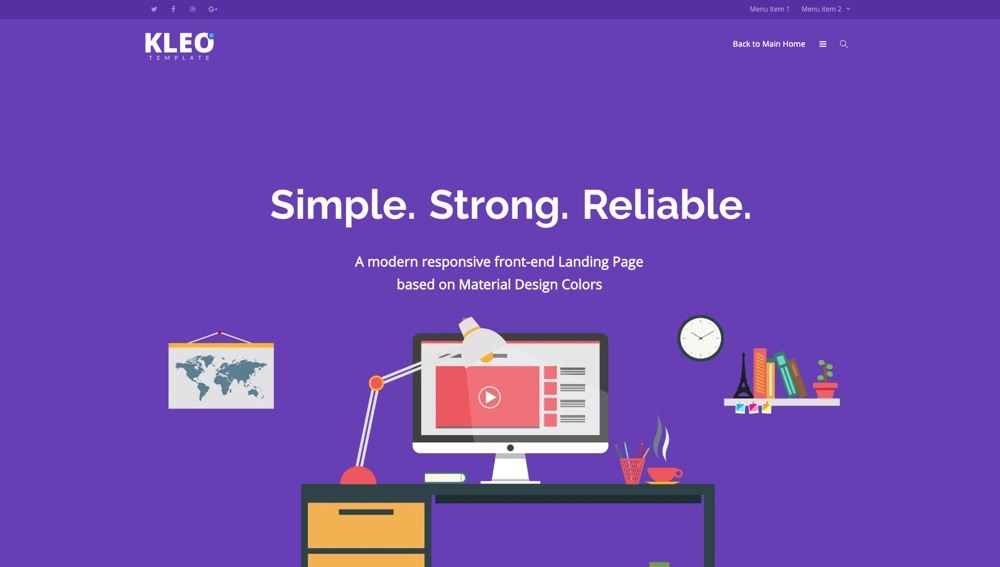 Tema Kleo Material Design