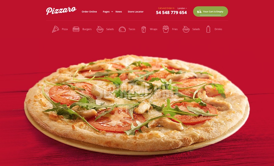 Pizzaro - Tema WooCommerce de Fast Food & Restaurant