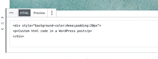 Adicionando HTML personalizado na postagem do WordPress