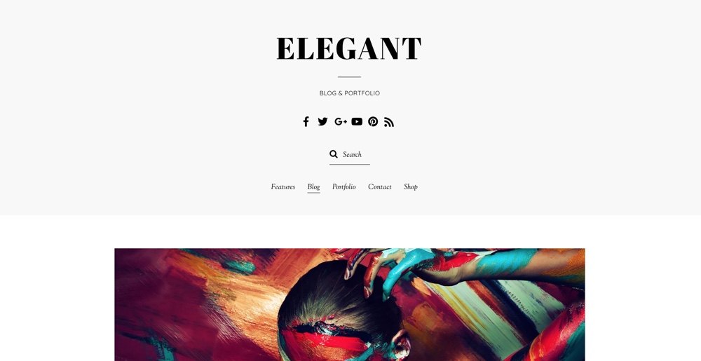 Tema WordPress elegante Themify