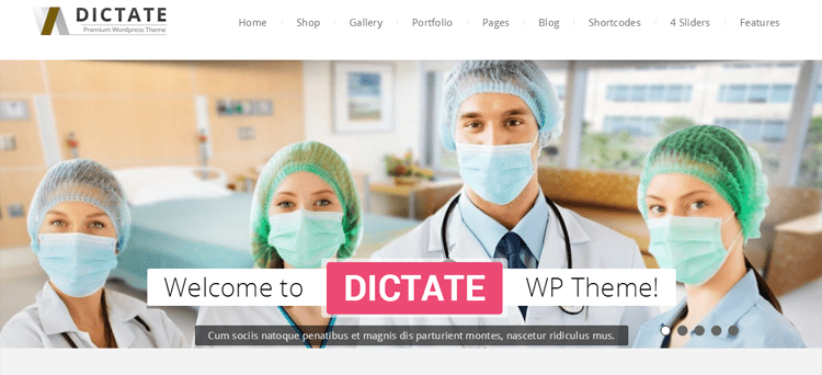 Ditar Tema WordPress de Saúde e Medicina