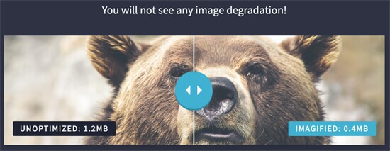 Imagens otimizadas vs não otimizadas no WordPress