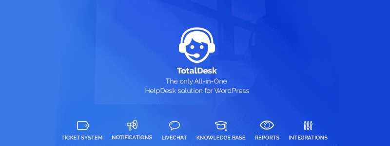 TotalDesk – Helpdesk, chat ao vivo, base de conhecimento e sistema de tickets
