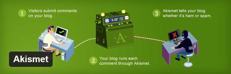 Plugin de proteção contra spam do WordPress Akismet