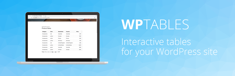 Plugin WordPress grátis para WPTables