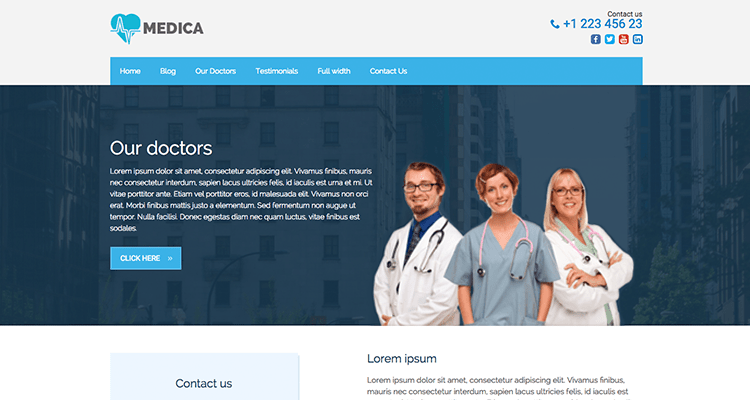 Tema WordPress Medica PRO Saúde e Medicina