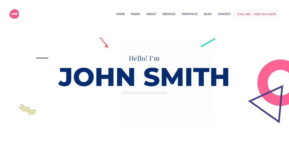 Me Creative Portfolio & Resume WordPress Tema