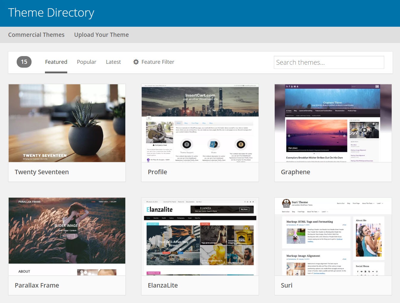 Temas do WordPress
