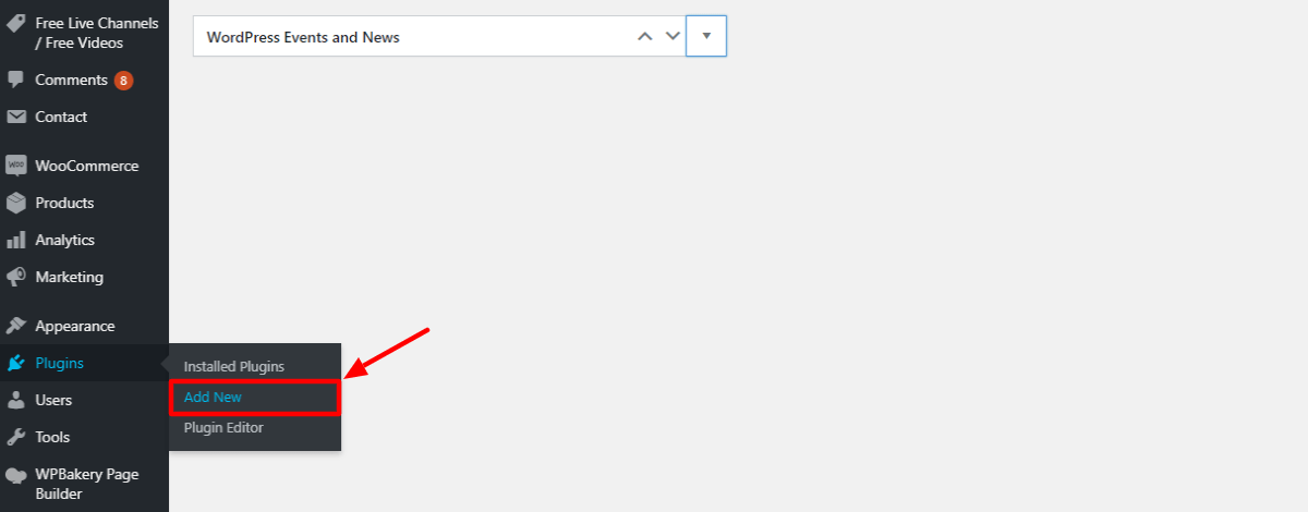 instalando o plugin de migração transferito wordpress