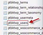 Usando um prefixo personalizado: 'ptbktwp_'