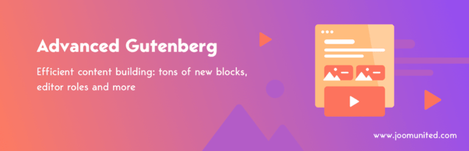 plug-in avançado do gutenberg