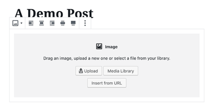 Adicionar um bloco de imagem