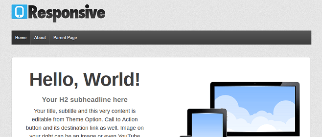 Tema WordPress Responsivo