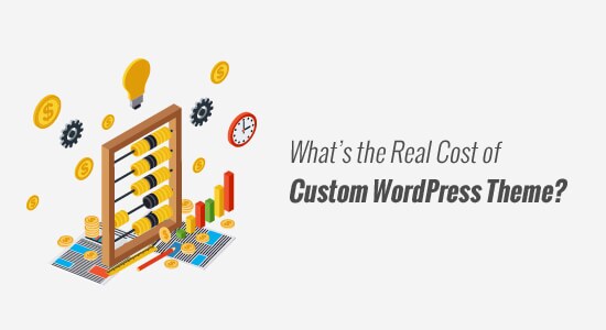 Custo de um tema WordPress personalizado