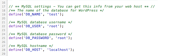 Editar arquivo WP-Config