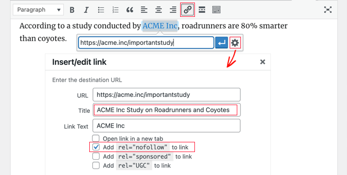 All in One SEO Title e Nofollow no Classic Editor