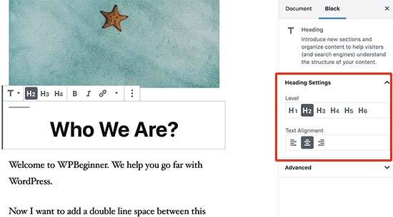 Adicionando títulos aos seus artigos no editor de conteúdo do WordPress