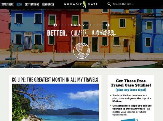 Blogs de viagens