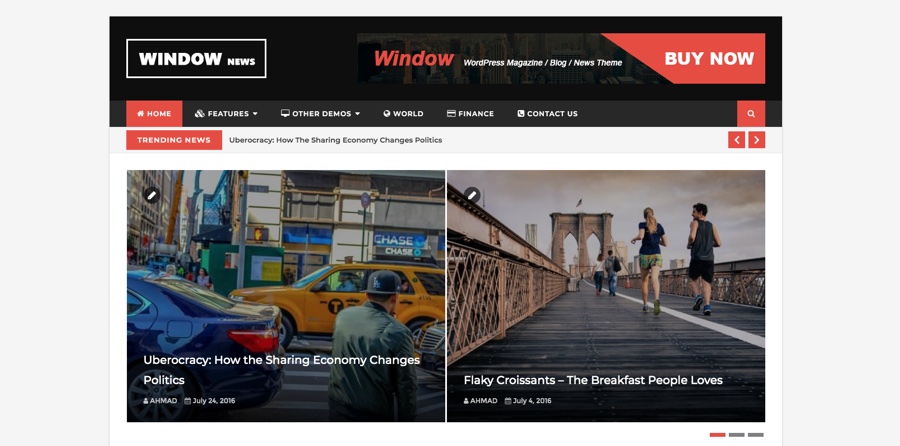 WindowMag WordPress Magazine & Blog Tema Premium