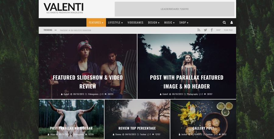 Tema WordPress Valenti News & Magazine